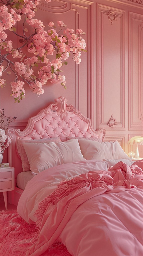 25+ Adorable Pink Bedroom Ideas